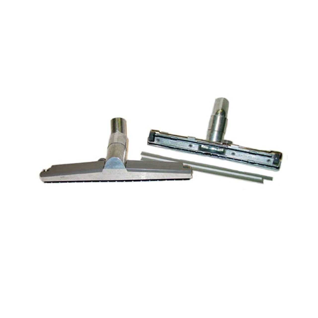 2" x 20" Metal Floor Tool w/Squeegee, Brush (Nylon) & Adjustable Wheels