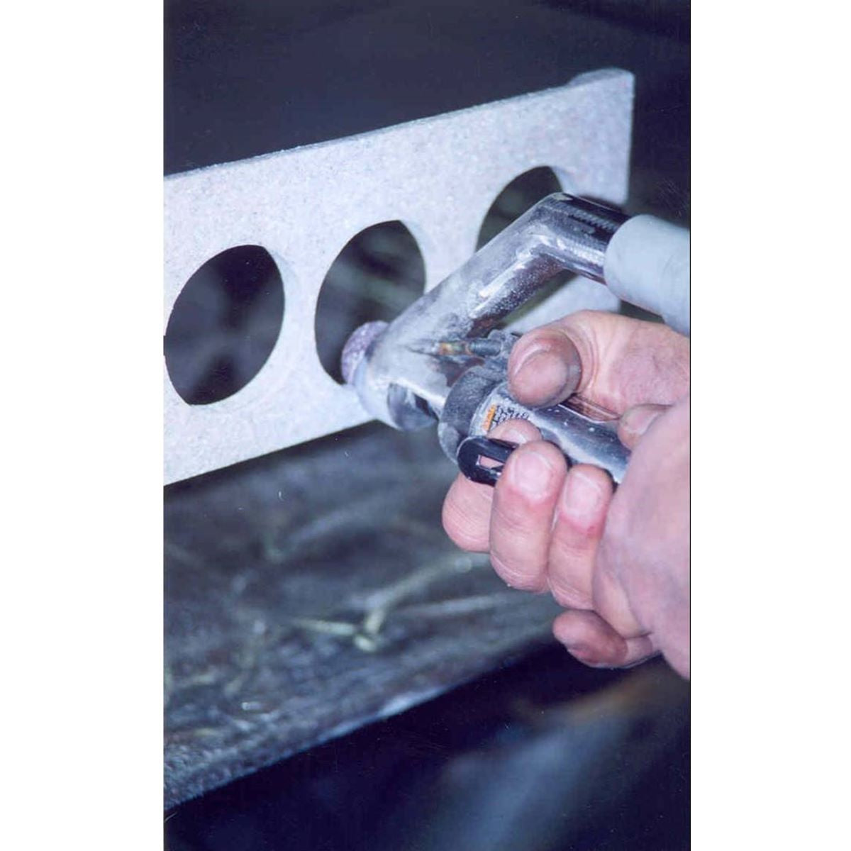 Die Grinder Dustless Vacuum Shroud