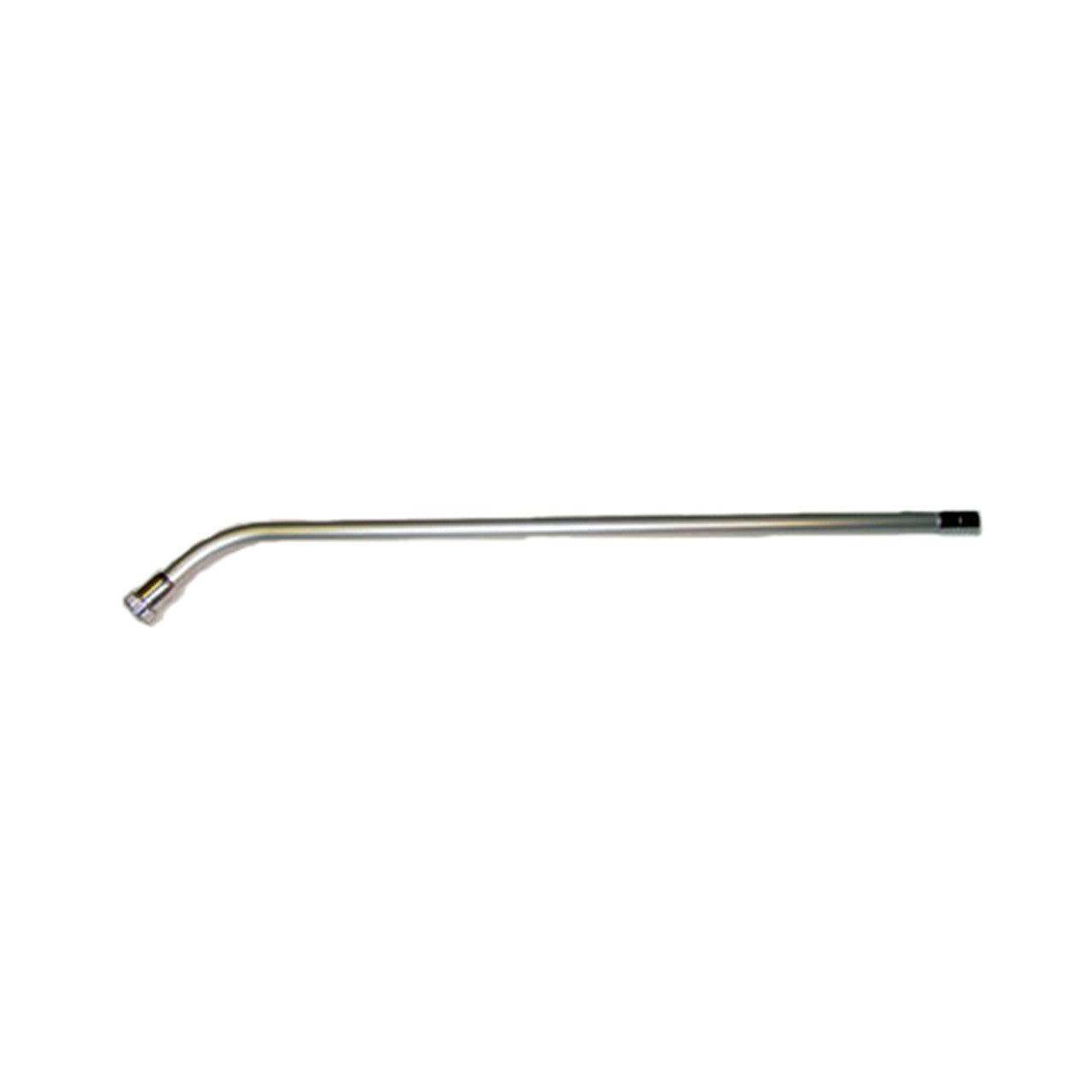 2" x 45" One Bend Chrome Steel Want - Friction Fit