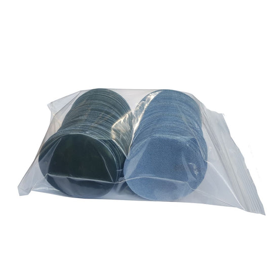 1-3/8", 3", 5" & 11" Black/Blue Waterproof Hook Paper