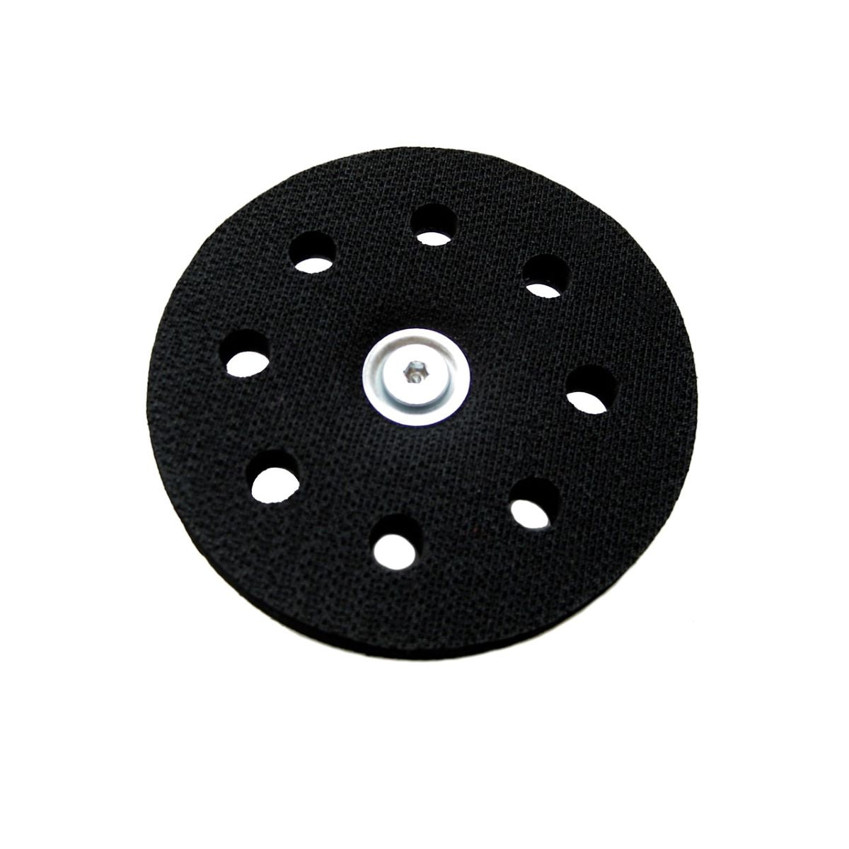 5" 8 Hole Black Fiber Disc Pad w/ Center Screw For Fiber Discs Shop