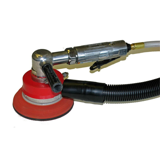 8" Resin Cloth Rotary Sander w/16 Hole (Outer Edger) Hook Vacuum Shroud