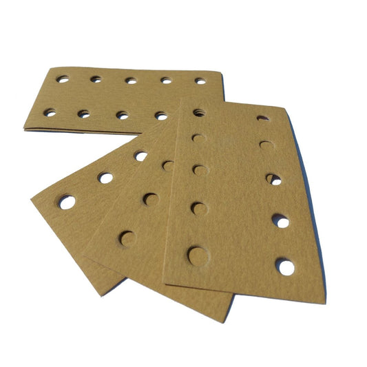 3-2/3" x 7" 10 Hole "Jitterbug" Gold Hook Paper - per 100