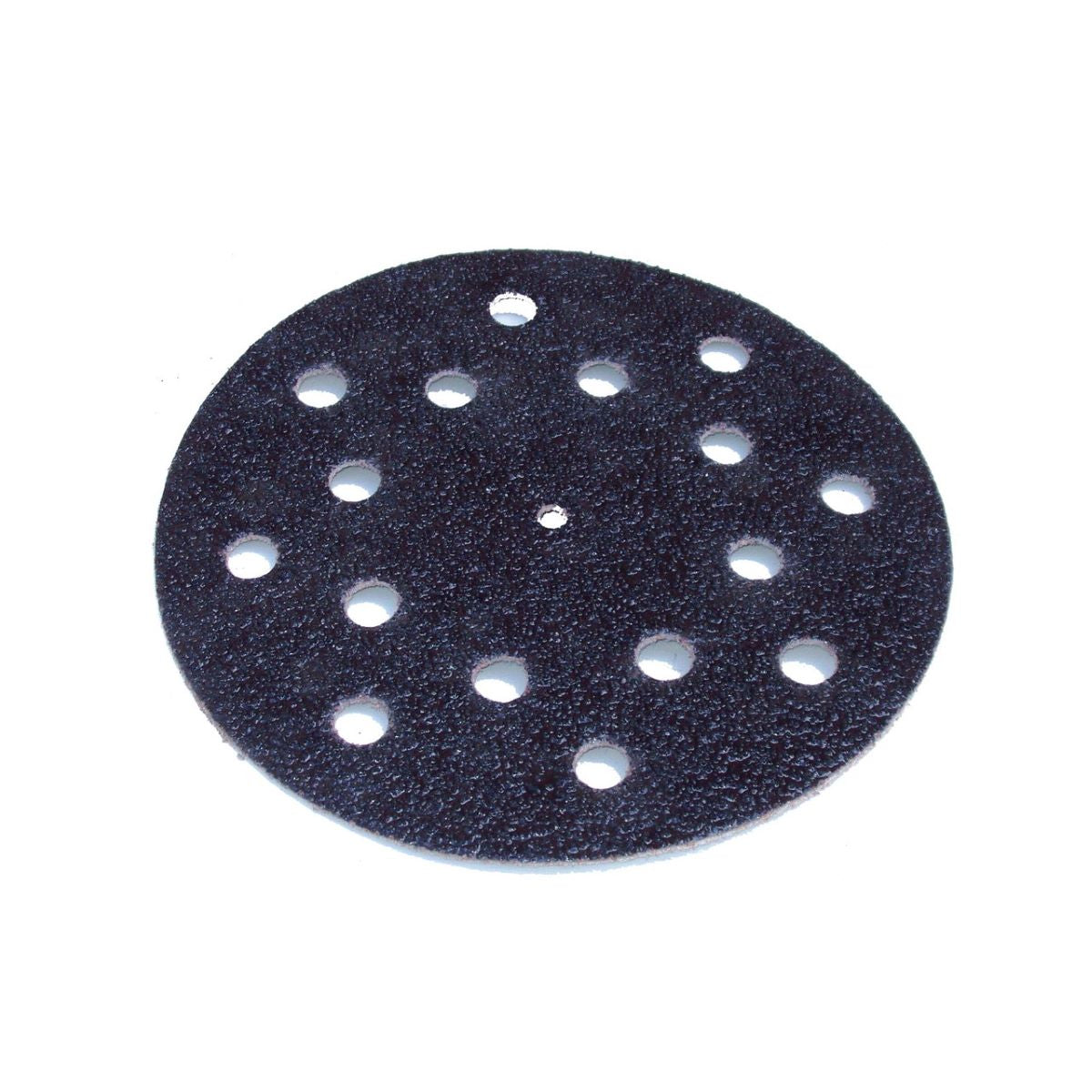 6" 16 Hole Black Silicon Carbide Resin Cloth Hook Paper - per 100